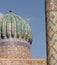 Dome. Tilla-Kori Madrasah, Samarkand