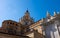 Dome tower of ancient Cathedral Santa Maria de Huerta in Tarazona