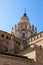 Dome tower of ancient Cathedral Santa Maria de Huerta in Tarazona