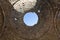 Dome of the Turkish mosque at the Acrocorinth castle at Corinth, Greece