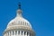 The dome of the US Capitol at Washington D.C.