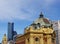 The dome of the yellow Flinders station