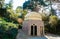 Domed gazebo at the Pena Park by the Palace of Pena in Portugal.