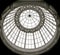 Domed glass roof