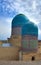 The domes of ancient Moslem mausoleum