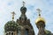 Domes of Church of Split Blood, St. Petersburg