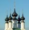 Domes of the Church in Suzdal town