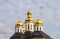 Domes of Ekateriniska church in Chernigov, Ukraine