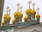 Domes of the Kremlins Churches and Cathedrals,Moscow,Russia