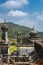 Domes on Mausolea at Raja Tomb domain, Madikeri India.