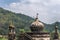 Domes on Mausolea at Raja Tomb domain, Madikeri India.