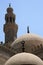 Domes & minaret in cairo