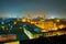 The domes and minarets of historic mosques of Sultan Qalawun, Al Moez and Elzaher Barqooq tower the dark foggy skyline of Islamic