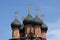 Domes of the Orthodox Church. Moscow, Russia