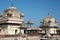 Domes of Raj Mahal palace at Orchha ,India