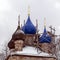 Domes of the restored church