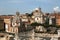 Domes of Santa Maria di Loreto church in Rome during a sunny afternoon