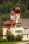 Domes of St Bartholoma Church. Konigssee. Germany