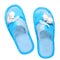 Domestic blue slippers