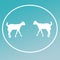 Domestic Cattle Goat Logo Background Banner