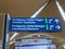 Domestic departure and international departure signboard at kuala lumpur international airport & x28;klia& x29;