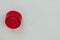 Domestic fire alarm sound alert red round ceiling