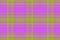 Domestic seamless vector plaid, 40s texture background pattern. Trendy fabric check textile tartan in purple and lime colors