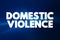 Domestic violence is violence or other abuse that occurs in a domestic setting, such as in a marriage or cohabitation, text