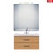 Domestic washbasin cabinet with mirror