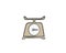 Domestic weigh scales icon. Cartoon illustration of domestic weigh scales vector icon for web design