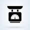 Domestic weigh scales. vector Simple modern icon design illustration