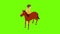 Domestication horse icon animation
