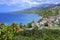 Dominica -panorama of Mero village