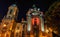 Dominican Church at night, Lviv, Ukraine