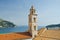 Dominican church tower in Dubrovnik Old Town