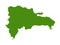 Dominican Republic map - island country in the Greater Antilles archipelago of the Caribbean region