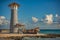 Dominicus beach with lighthouse