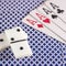 Dominoes and playing cards objects for table games