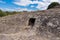 domus de janas are prehistoric tombs dug into the rock typical of pre-Nuragic