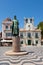 Don Pedro Statue in cascais square, near Lisbon - Portugal