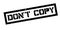 Don\'t copy rubber stamp