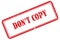 don\\\'t copy stamp on white