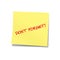 Don\'t forget yellow note 2