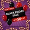 Don`t miss, black friday sale, up to 50% off. Discount web banner