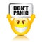 Don\'t panic sign