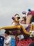 Donald and Daisy stage at the disney fastival