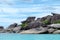 Donald duck rock landmark in similan island
