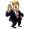 Donald Trump and Social Media. Using Mobile Phone