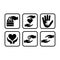 Donate & charity icon vector design symbol