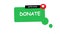 Donate chat. donation button. donate Icon. International charity day. donate now.